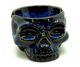 Big Glazed Skull Ashtray/Bowl